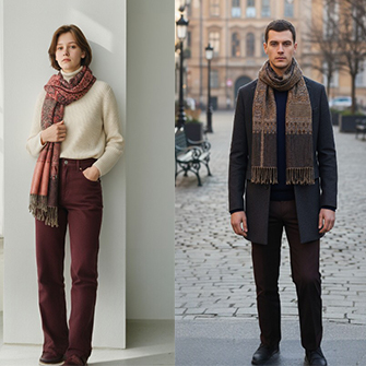 Chusty i szale z Indii