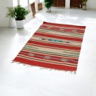 Indyjski dywan Kilim 90x150 cienki dywan bawełniany