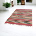 Indyjski nowoczesny kilim 140x200 bawełniany kilim dywan