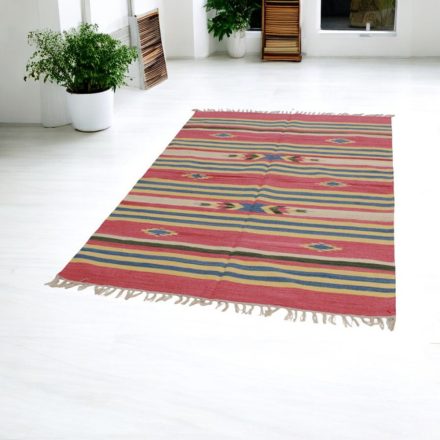 Indyjski nowoczesny kilim 140x200 bawełniany kilim dywan
