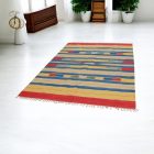 Indyjski dywan Kilim 170x240 nowoczesny dywan kilim bawełniany