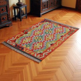 Kilim tkany ręcznie Chobi 84x118 dywan kilim wełniany