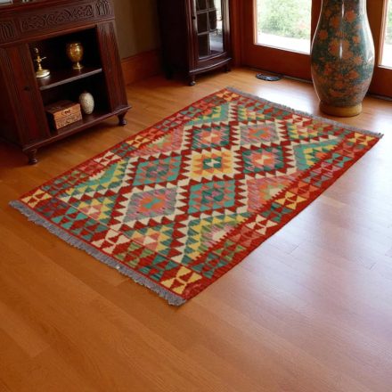 Kilim tkany ręcznie Chobi 90x127 dywan kilim wełniany