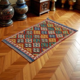Kilim tkany ręcznie Chobi 84x124 dywan kilim wełniany