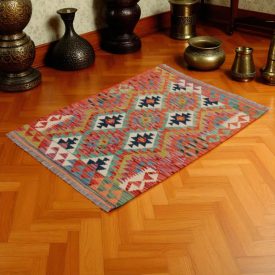 Kilim tkany ręcznie Chobi 87x120 dywan kilim wełniany