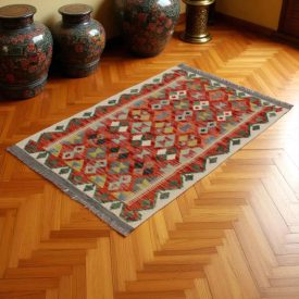 Kilim tkany ręcznie Chobi 84x127 dywan kilim wełniany
