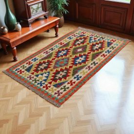 Kilim tkany ręcznie Chobi 152x98 dywan kilim wełniany