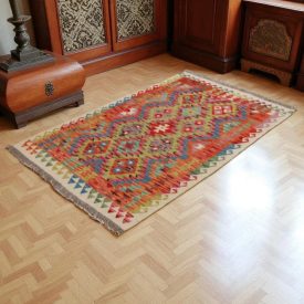 Kilim tkany ręcznie Chobi 158x104 dywan kilim wełniany