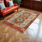 Kilim tkany ręcznie Chobi 145x100 dywan kilim wełniany