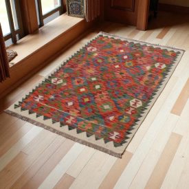 Kilim ręcznie tkany Chobi 154x102 dywan kilim wełniany