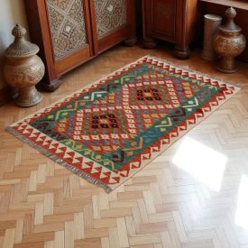 Kilim tkany ręcznie Chobi 148x99 dywan kilim wełniany