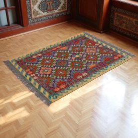 Ręcznie tkany kilim Chobi 150x101 – etniczny
