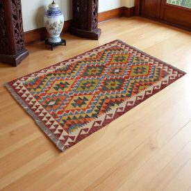 Kilim tkany ręcznie Chobi 149x99 dywan kilim wełniany