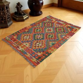 Kilim tkany ręcznie Chobi 144x102 dywan kilim wełniany