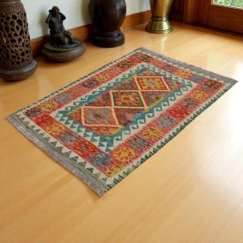 Kilim tkany ręcznie Chobi 148x103 dywan kilim wełniany