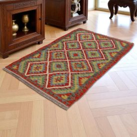   Dywan kilim Chobi 156x103 – ręcznie tkany z wełny w Afganistanie