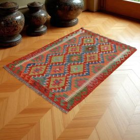   Dywan kilim Chobi 152x107 – ręcznie tkany z wełny w Afganistanie