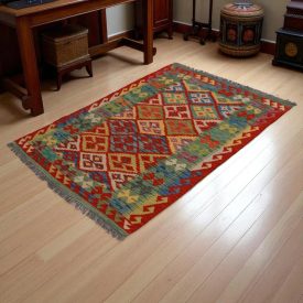 Kilim ręcznie tkany Chobi 150x107 dywan kilim wełniany