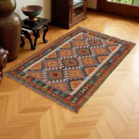 Kilim tkany ręcznie Chobi 152x102 dywan kilim wełniany