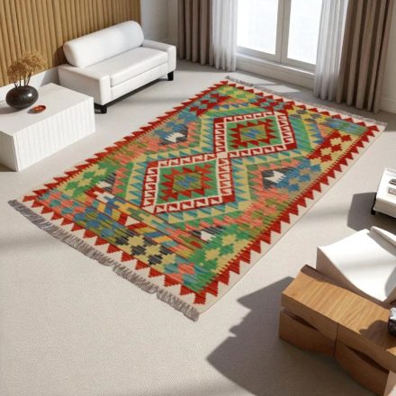 Kilim ręcznie tkany Chobi 142x103 dywan kilim wełniany