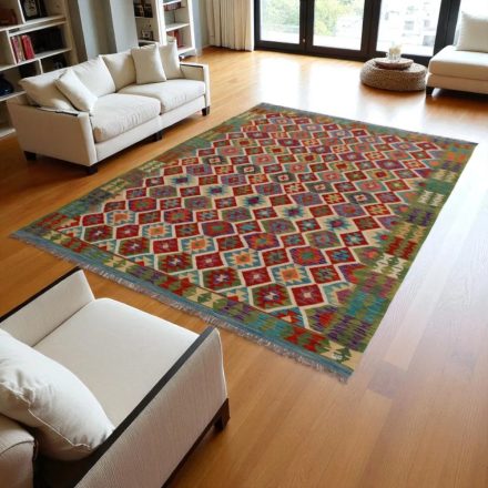Dywan Kilim wełniany Chobi 213x287 Kilim ręcznie tkany