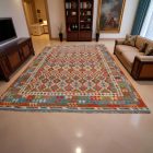 Dywan kilim Chobi 301x484 – ręcznie tkany z wełny w Afganistanie