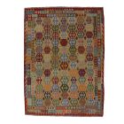 Dywan kilim Chobi 259x350 – ręcznie tkany z wełny w Afganistanie