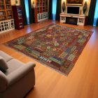 Dywan kilim Chobi 246x350 – ręcznie tkany z wełny w Afganistanie