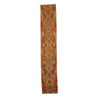 Wyjątkowo długi chodnik kilim Chobi 105x686 – ręcznie tkany