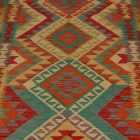 Wyjątkowo długi chodnik kilim Chobi 105x686 – ręcznie tkany
