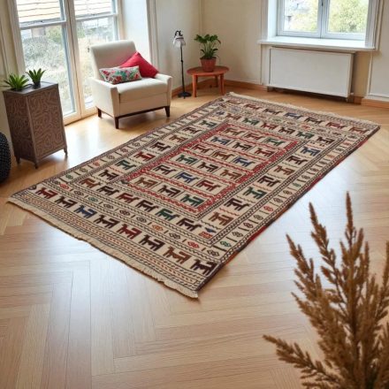 Dywan Kilim tradycyjny Adarskan 121x200 dywan na ścianę