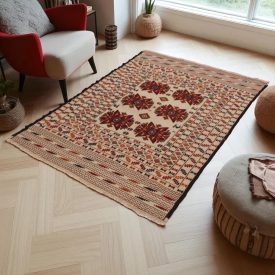 Dywan Kilim tradycyjny Adarskan 127x192 dywan na ścianę