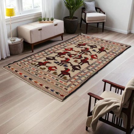 Dywan Kilim tradycyjny Adarskan 116x206 dywan na ścianę