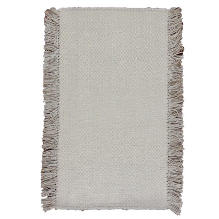 Dywan szmaciany 110x60 biały bawełniany dywan szmaciany