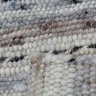 Nowoczesny dywan wełniany Rustic 90x175 paski dywan