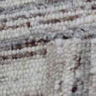 Nowoczesny dywan wełniany Rustic 90x175 paski dywan