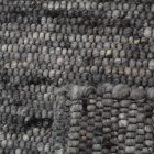 Szary chodnik dywanowy z wełny Rustic 90x438 dywan do przedpokoju