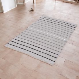 Dywan szmaciany 79x143 paski dywan