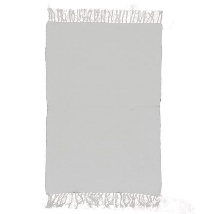 Dywan szmaciany 94x80 biały bawełniany dywan szmaciany