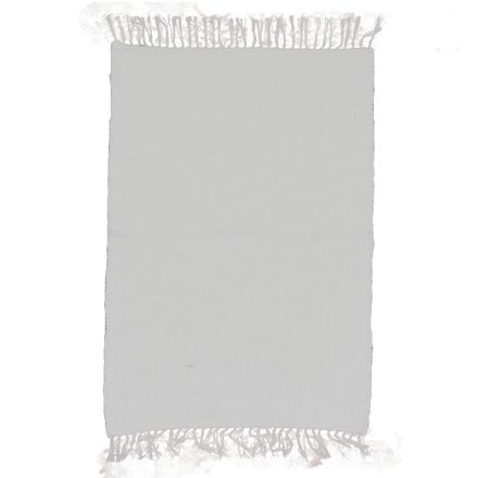 Dywan szmaciany 99x70 biały bawełniany dywan szmaciany