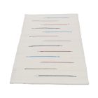 Dywan szmaciany 77x125 beżowy szmaciany dywan bawełniany