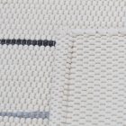 Dywan szmaciany 70x129 beżowy szmaciany dywan bawełniany