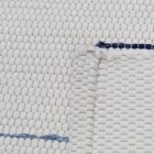 Dywan szmaciany 71x140 biały szmaciany dywan bawełniany