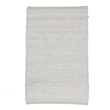 Dywan szmaciany 61x96 biały szmaciany dywan bawełniany