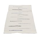 Dywan szmaciany 70x134 biały szmaciany dywan bawełniany