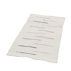 Dywan szmaciany 70x134 biały szmaciany dywan bawełniany