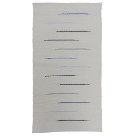 Dywan szmaciany 129x69 biały bawełniany dywan szmaciany