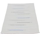 Dywan szmaciany 129x69 biały bawełniany dywan szmaciany