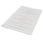 Dywan szmaciany 133x69 biały bawełniany dywan szmaciany