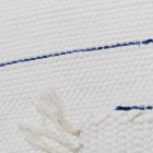 Dywan szmaciany 70x125 biały szmaciany dywan bawełniany